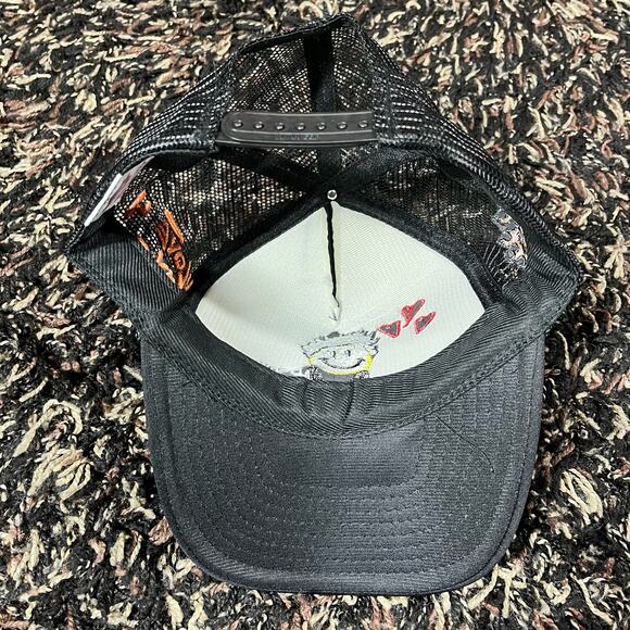 Rod Wave Smiley Face "Love 4 My Fans" Trucker Hat Summer Black SnapBack New - Picture 8 of 9